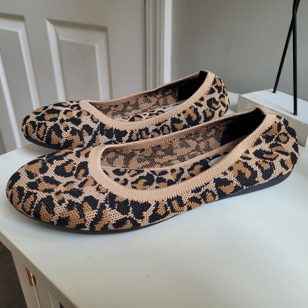 Steven New York baby doll leopard print shoes, size 6.5